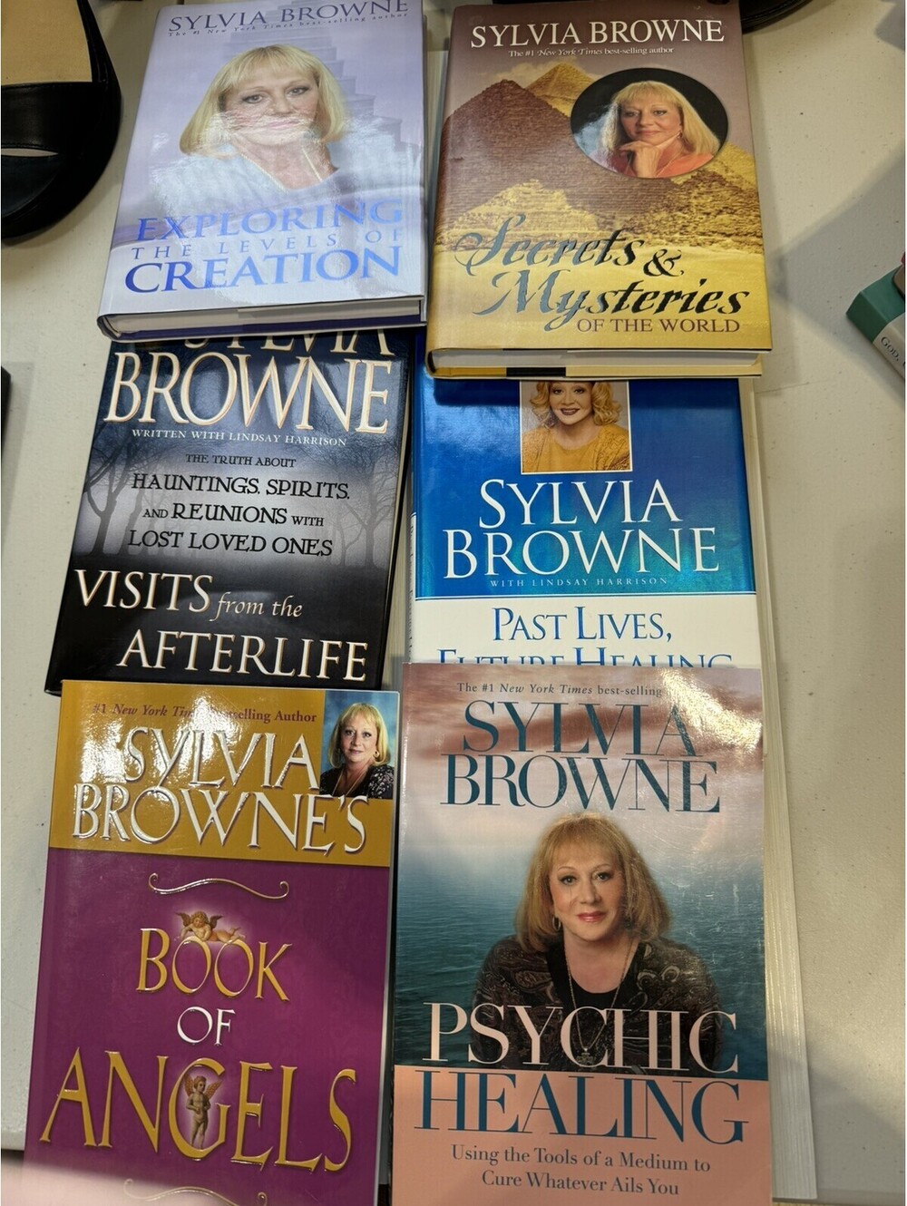 Lot Of 6 Vintage Sylvia Browne Books. All Excellent Con. Hardcover Mix